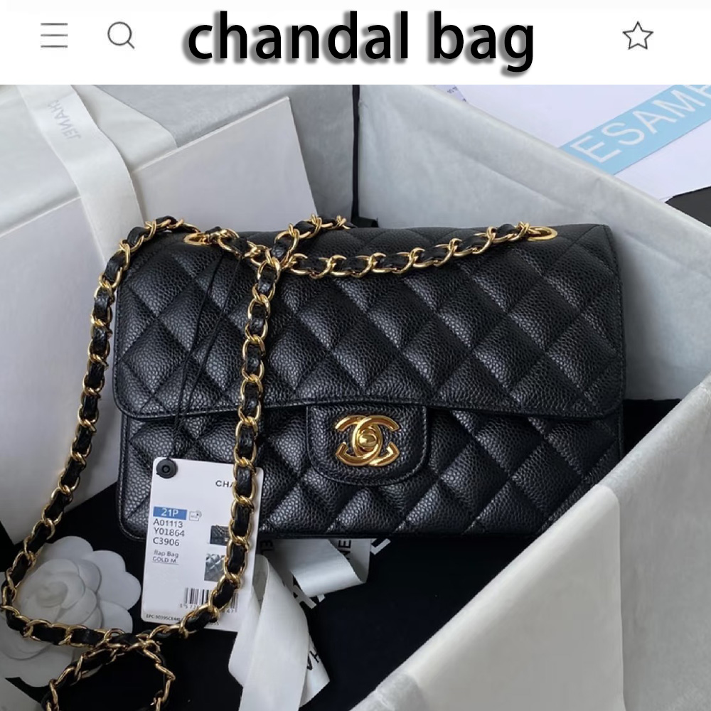 10A High-Quality CC Designer Bag Luxury Bag Elegant Caviar Style Crossbody Bag Makeup Bag Metal Chain Strap Diamond Mesh Pattern Leather Wallet Classic Handbag