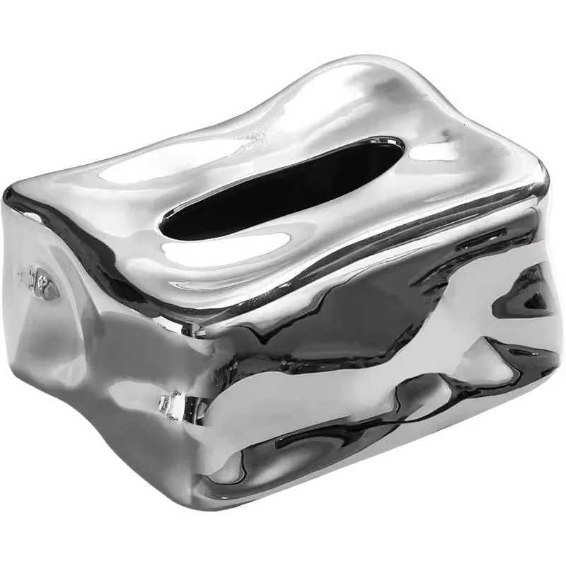 Ins Luxury Creative Ceramic Tissue Box Holder for Living Room Home Desktop Decor C251120
