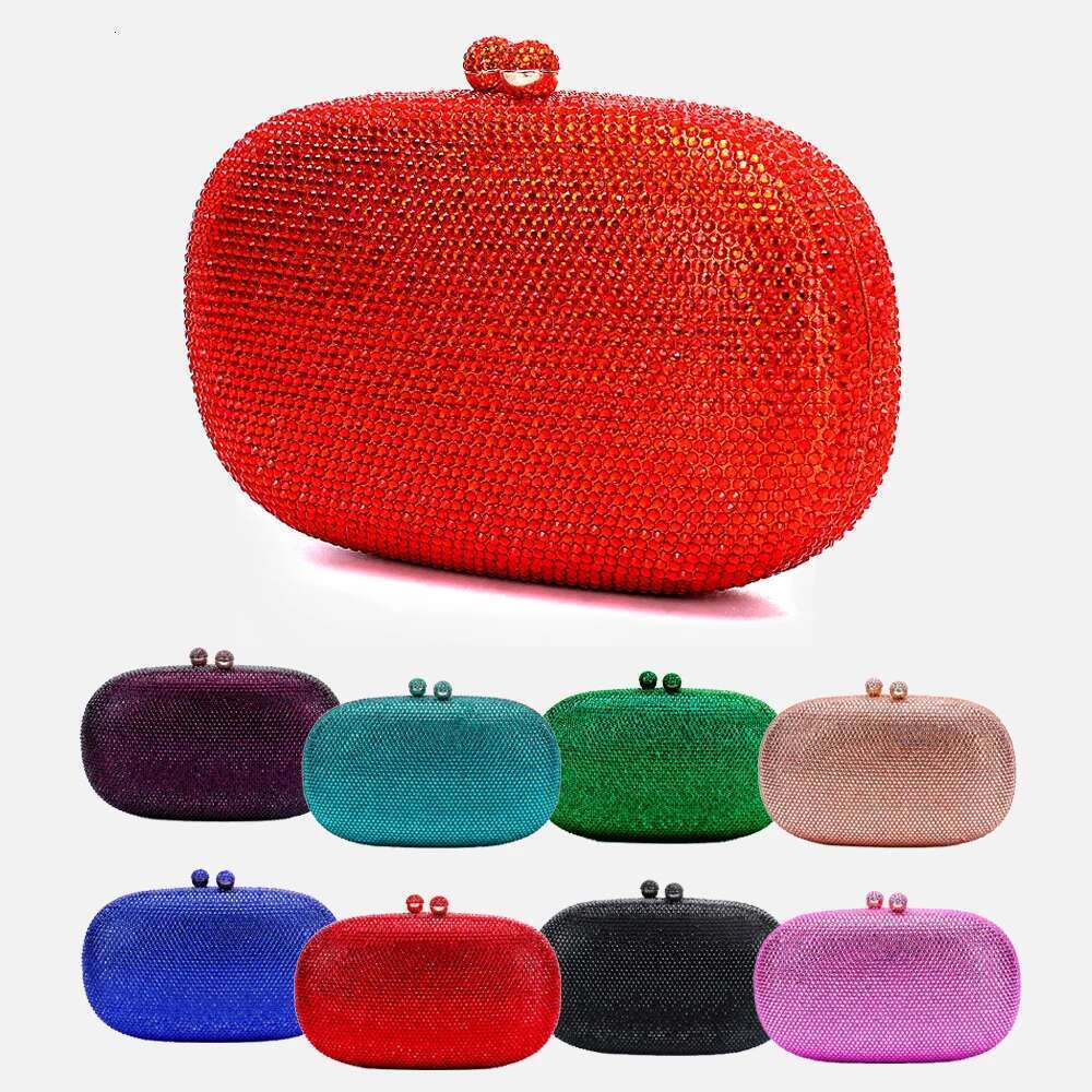 2025 Dimond bag Italy's latest design elegant ladies wedding party dinner gift Crystal gold evening clutch bag designer bag women bag