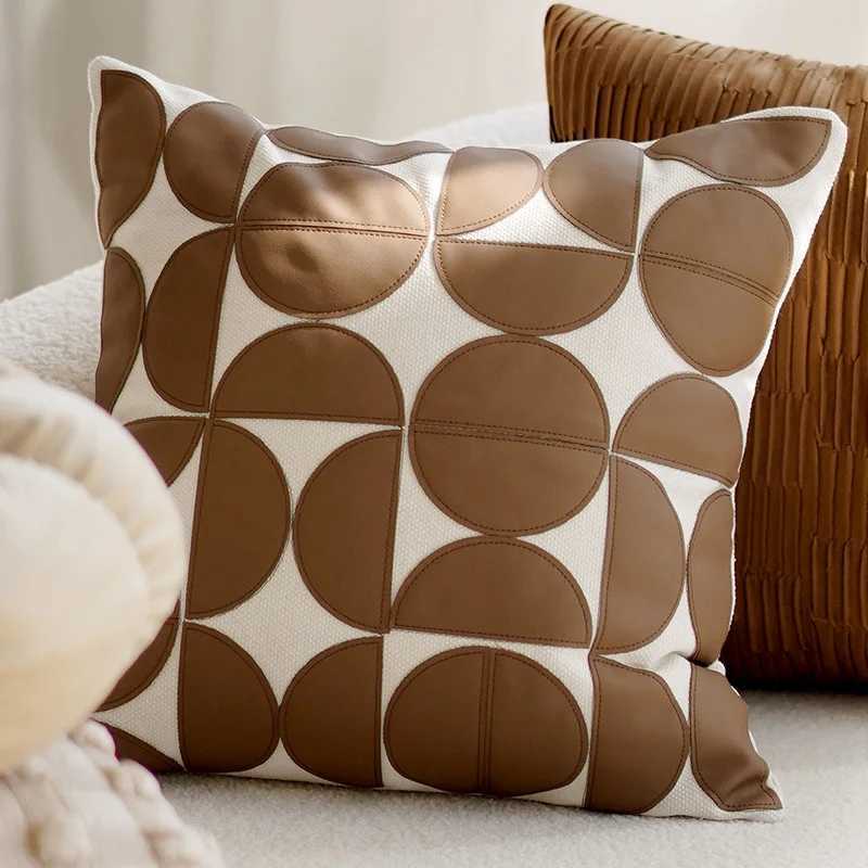 Pillow Case Itan Brown Coffee case Modern Simplicity Light Luxury Covers Decorative Home Living Room Sofa Cushion Covers C251120