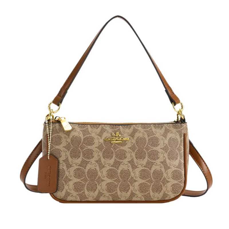 Elegant Womens Summer Casual Versatile Underarm Bag Handbag Square PVC Soft Vintage Style with Internal Zipper Pocket W251120 - view 6