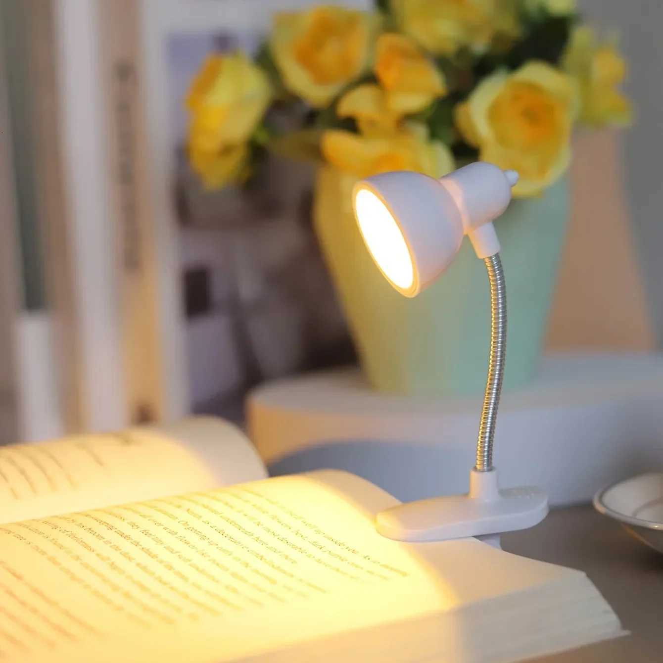 Mini Book Light LED Clamp Reading Lamp Night Lights Books To Read Bookmark Desk Decoration Bedroom Writing Stand Notebook Small M251120