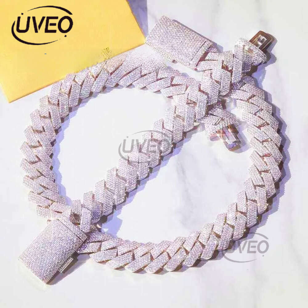 necklaces designer jewelry necklace cuban k Horizon Iced Out Pass Dia Tester vvs Moissanite Jewelry Necklace chains for men moissanite chain gift