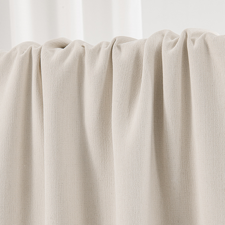 A963 90%Blackout Curtains for Bedroom Full Light Blocking Drapes With Black Backing Thermal Insulated For Living Room Curtain