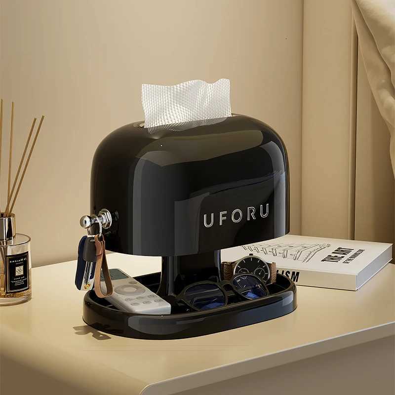 Uforu Creative Tissue Box Organizer Retro Design with Senior Sense Perfect for Student Dorms Living Room C251120
