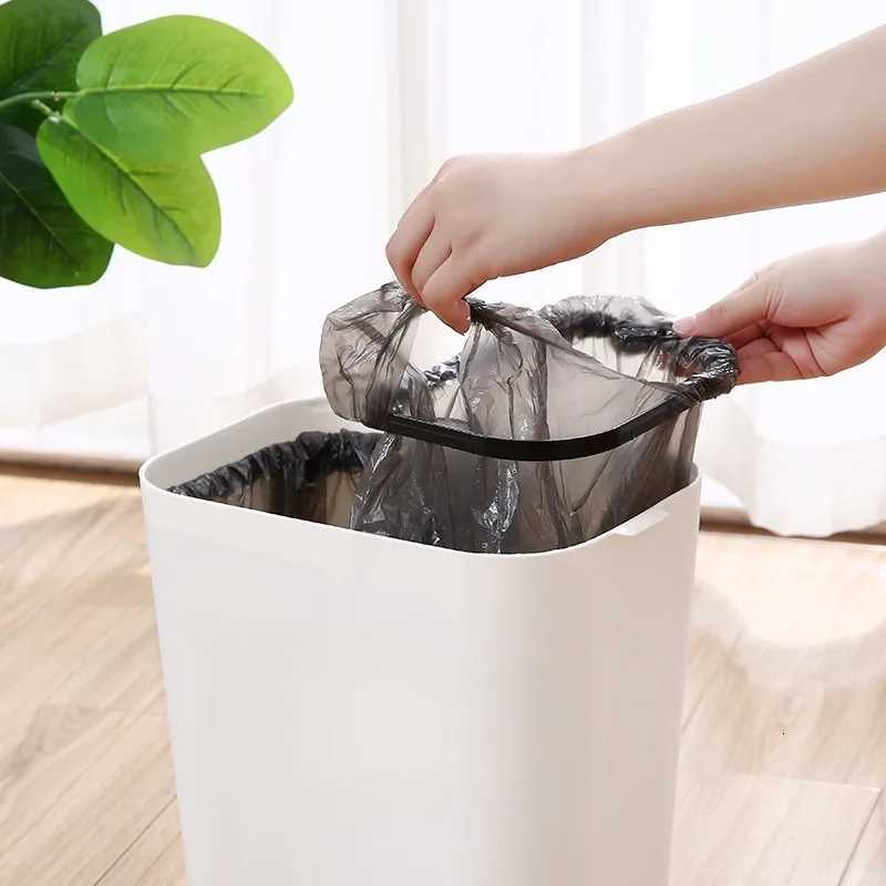 Dual Compartment Garbage Bin Double Compartment Trash Can Kitchen Dry Wet ified Waste Bin C251120