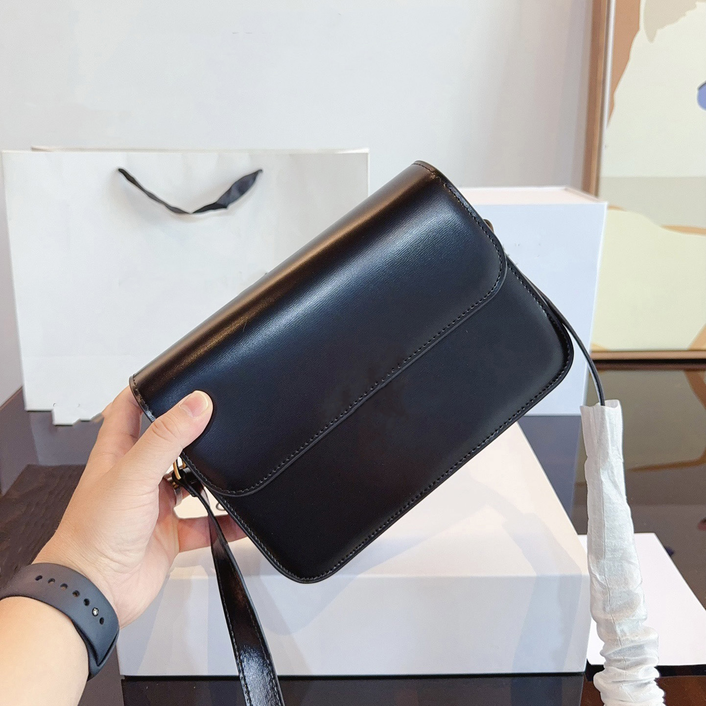 10A Designer Bag Shoulder bag mini bag Casual crossbody bags Women luxury Genuine Leather denim Chain black handbag Classic teen ladies Underarm Saddle bag
