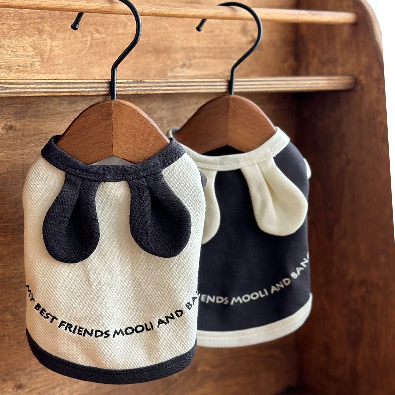 T0019Dog clothes spring and summer thin vest 2025 new style can be pulled Teddy Bichon small puppy cat cute