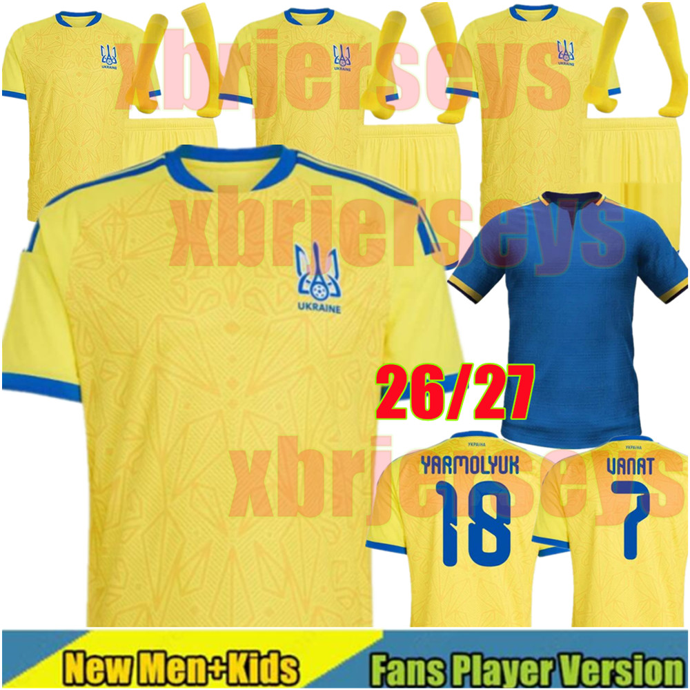 4XL 26 27 Ukraines Soccer Jerseys national team MATVIYENKO MYKOLENKO ZABARNYI KONOPLYA BONDAR VANAT 1997 97 Ukraine Retro Football Shirt Short Sleeve Uniforms