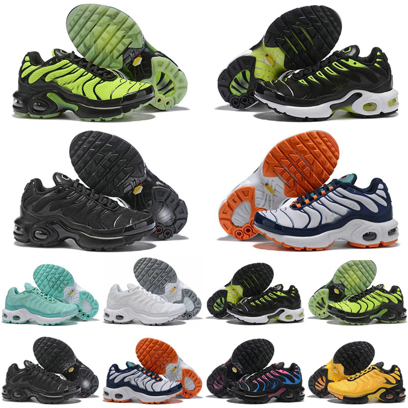 TN Plus Kid Sports Running Shoes Rainbow Children Kids Boy and Girls Trainers Tns Sneaker Classic Outdoor Sneakers EUR 24-35