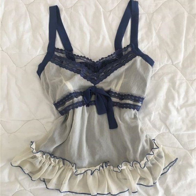 Gothic letter pattern suspenders emo girl lace trim Y2K crop tops casual rock aesthetic street retro grunge punk chic women tops 250418