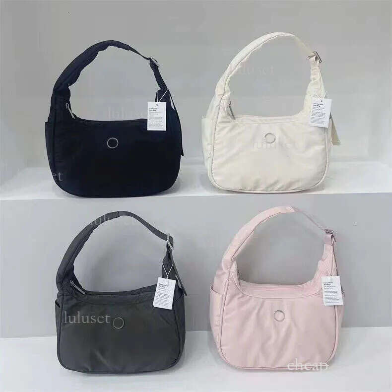 2025 yoga Mini Shoulder luluity lemonics Bag 4L capacity shoulder bags Nylon underarm dumpling designer bag luluity lemonics Keychain bag set