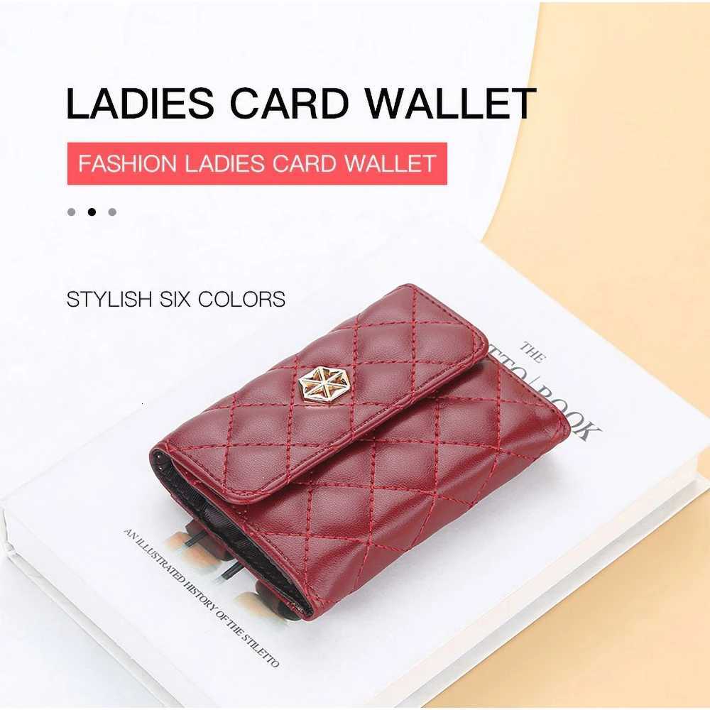 RFID-Free Mini Wallet Women 2025 - Vegan PU Coin Organizer 4-Card Holder Detachable Strap for Beach VacationW251120