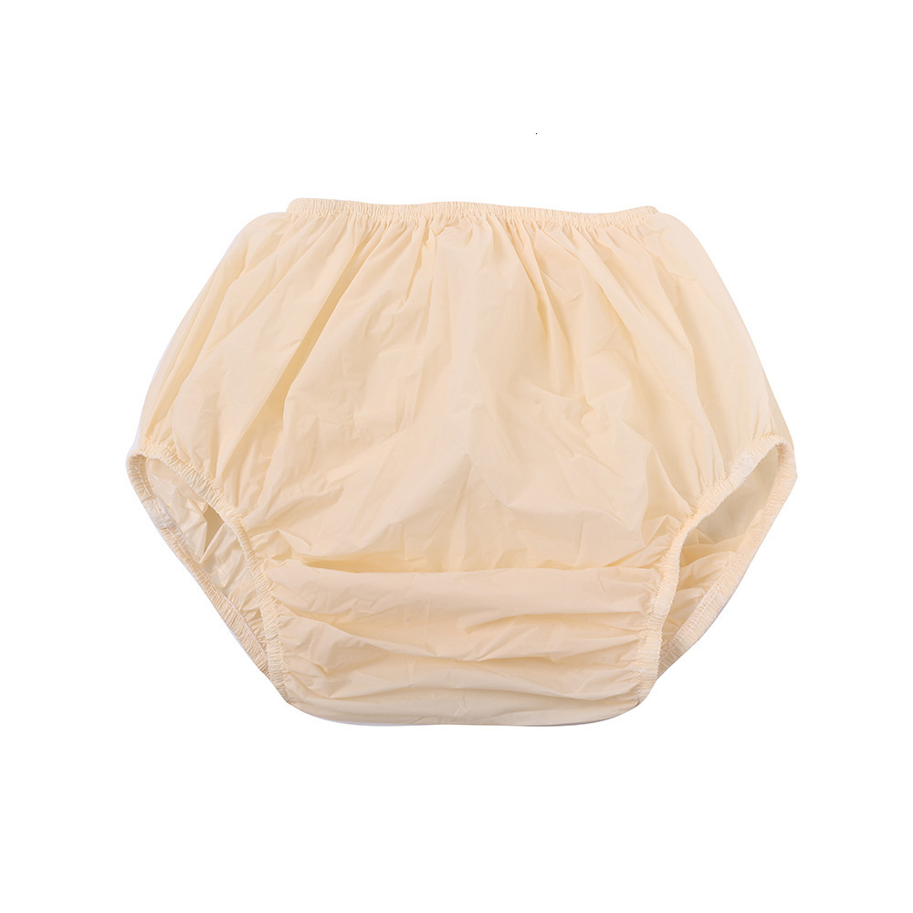 Adult Diaper Cover for Incontinence Noiseless Leak-Protection Underwear Plastic Pants Over Diapers Waterproof Rubber Pants 250220