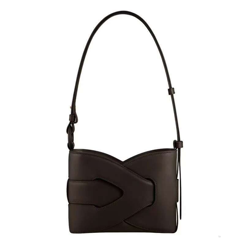 2025 New Niche Appearance Grade High End Light Underarm Leather Handbag Simple Weaving Women's Bag