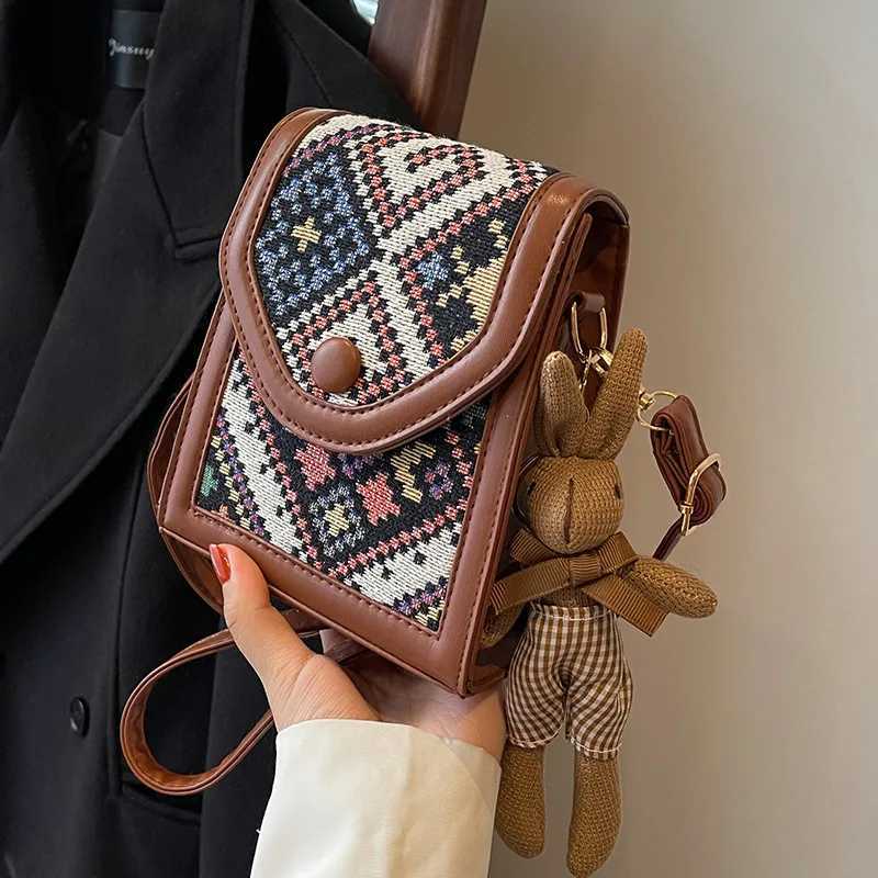 2025 Autumn Winter Wen Shoder Bag Fiable Small Square Crossbody Bag for Cmuting with Coin Pocket Phe Key Holder Y251120