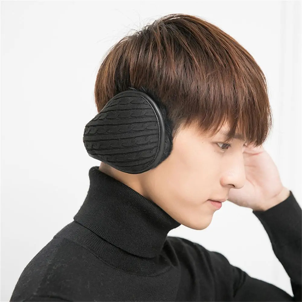 Behind Band Head Mens Warmer Winter Earwarmers Ear Muffs Plush Earmuffs Knitting 251120 - view 3