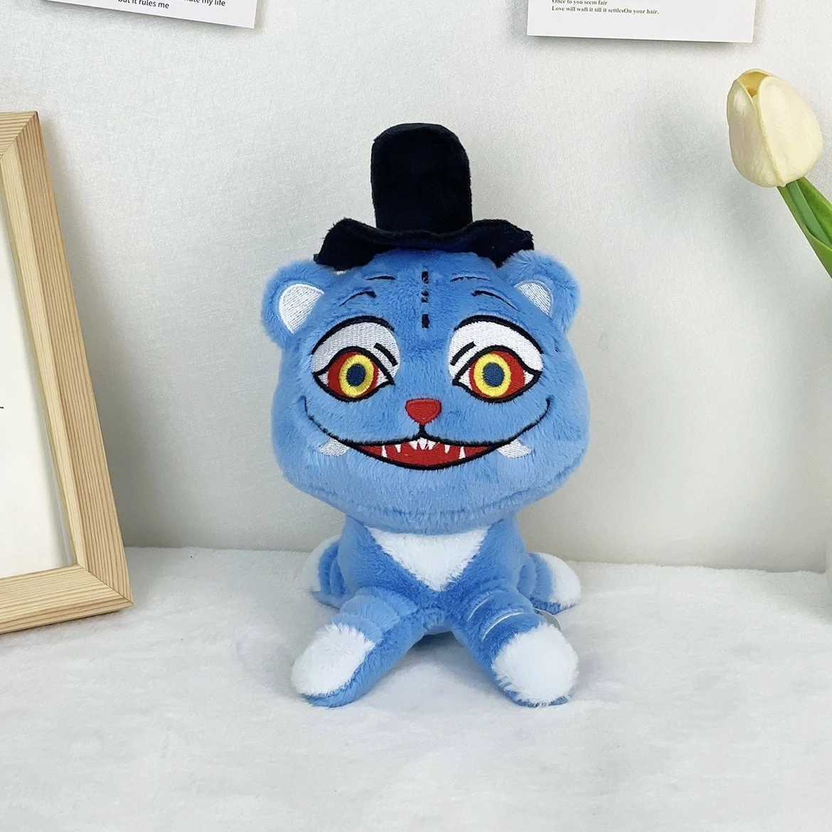 TreasuringU New hot Kpop Demon Plush Toys Game Hunters Tiger Stuffed Toy Doll Blue Tiger Animals Plushie Birthday Gifts G251120