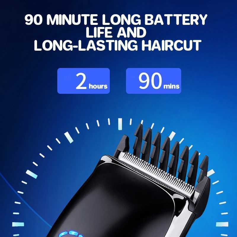 Washable Electric Self Hair Trimmer Self-Cut Haircut Kit Fade Style Clipper For Men Skull Bald Head Shaver Width Cutter BladeT251120