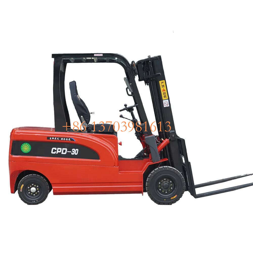 The Warehouse Uses a Mini Electric Forklift to Lift to a Height of 3-6 Meters and a Multi-functional Electric Forklift