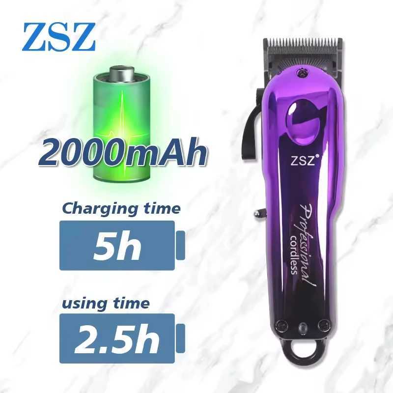 ZSZ N-55 Salon High quality Electric Cordless Rechargeable Hair Cutter Professional Hair Clipper for BarberT251120