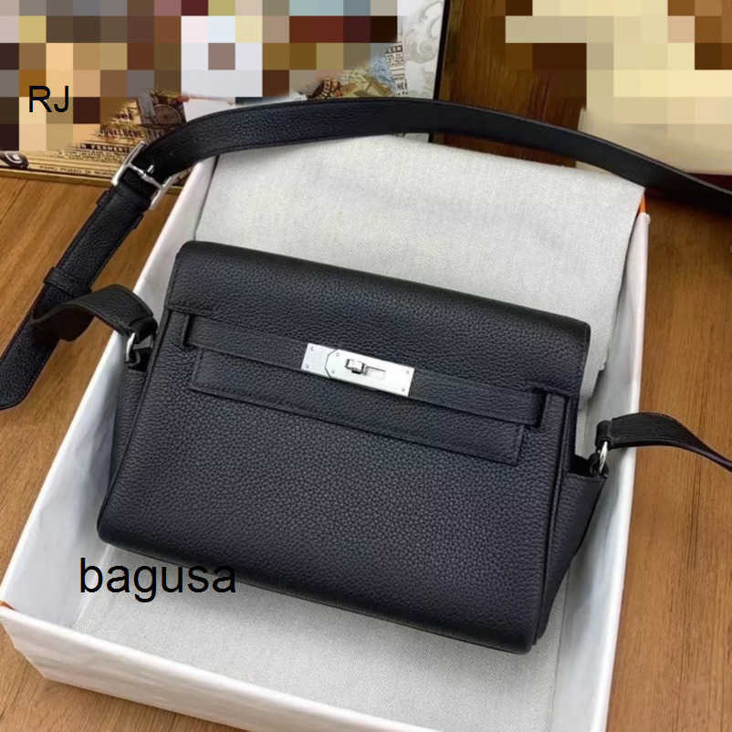 Designer Bag Mens Messenger Bag Unisex Crossbody Bag 2025 New Bag Retro Bag Postman Baotou Layered Leather Togo Leather Premium Single Shoulder Cross Sad GMV9
