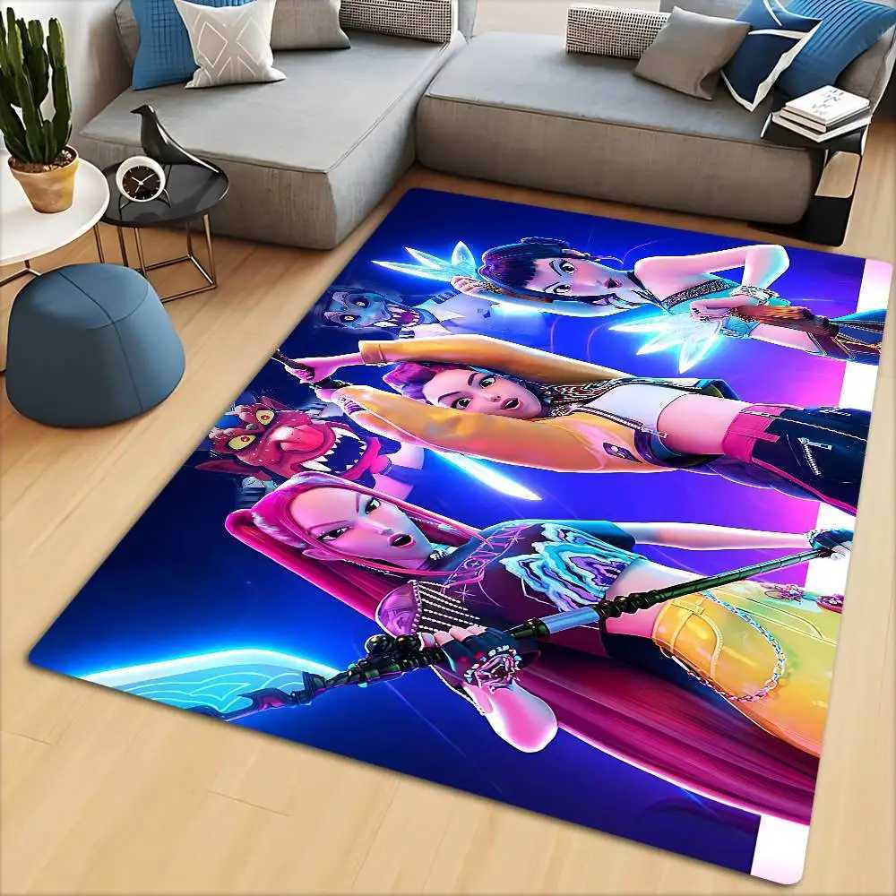 Kpop Demon Anmie H-Hunters Floor Carpet Nordic Style Home Doormat luxury Bathroom-Toilet Mats Bedroom Bedside MatsM251120