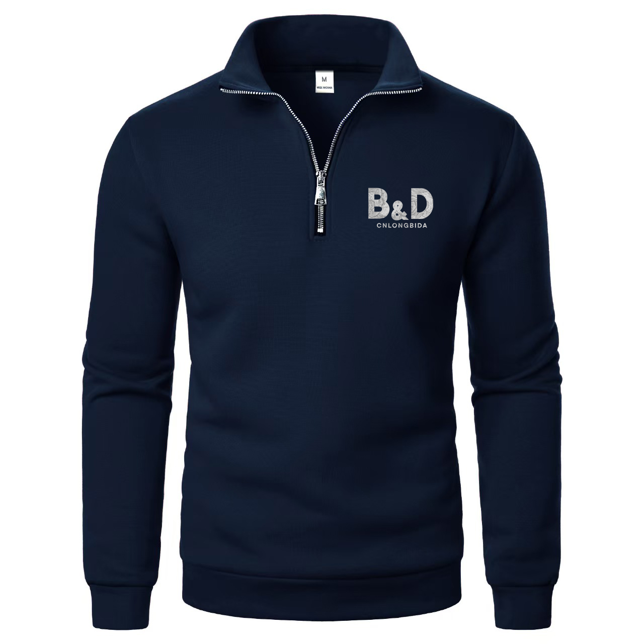 Designer Men's Hoodies Autumn Winter Sweatshirts Stand-up Collar Fleece Half Zipper Sweatshirts Casuals Thickened Pullover S-3XL