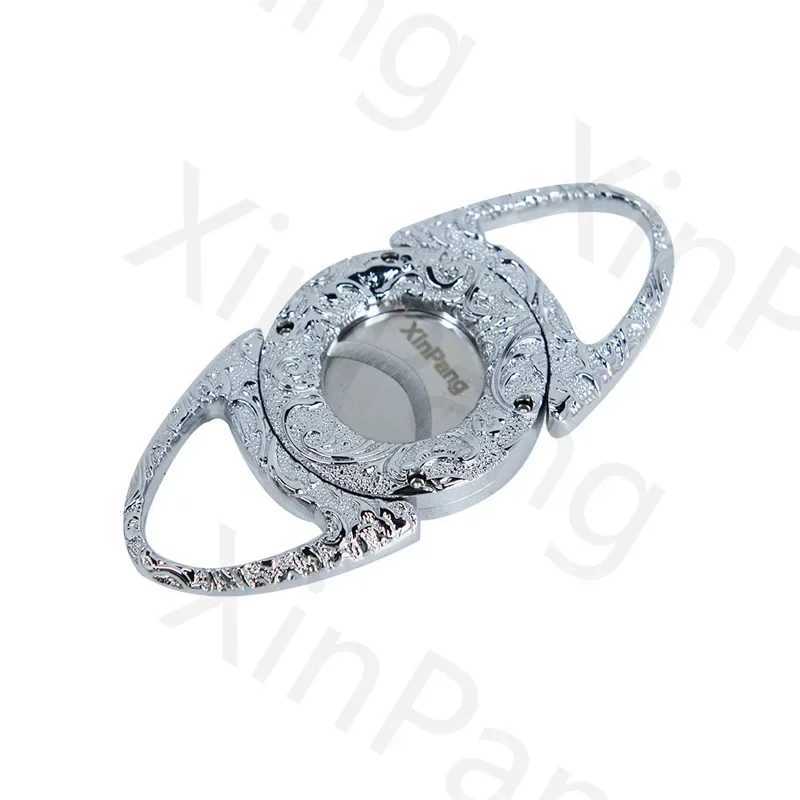 Portable Cigar Cutter Zinc Alloy Double Edge Gift Set Smoking AccessoriesC250419