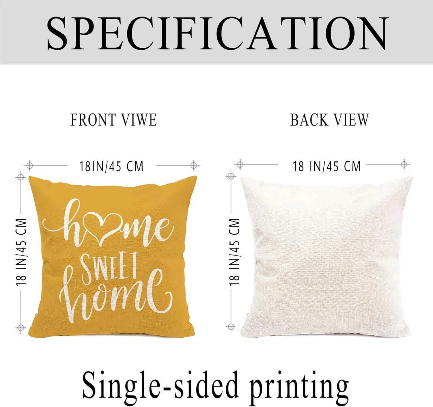 Pillow Case Hexagram Yellow Geometric Covers Decorative Couch for Sofa BedroomLinen Farmhouse Cushion Case Outdoor Home Decoration C251120