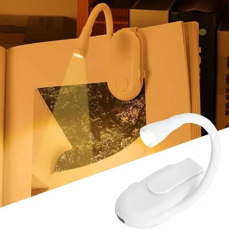 3-Color Book Light Charging Cip With Versatile Reading And Learning Light Clip Eye Protection Dimming Reading Led Book Lamps M251120