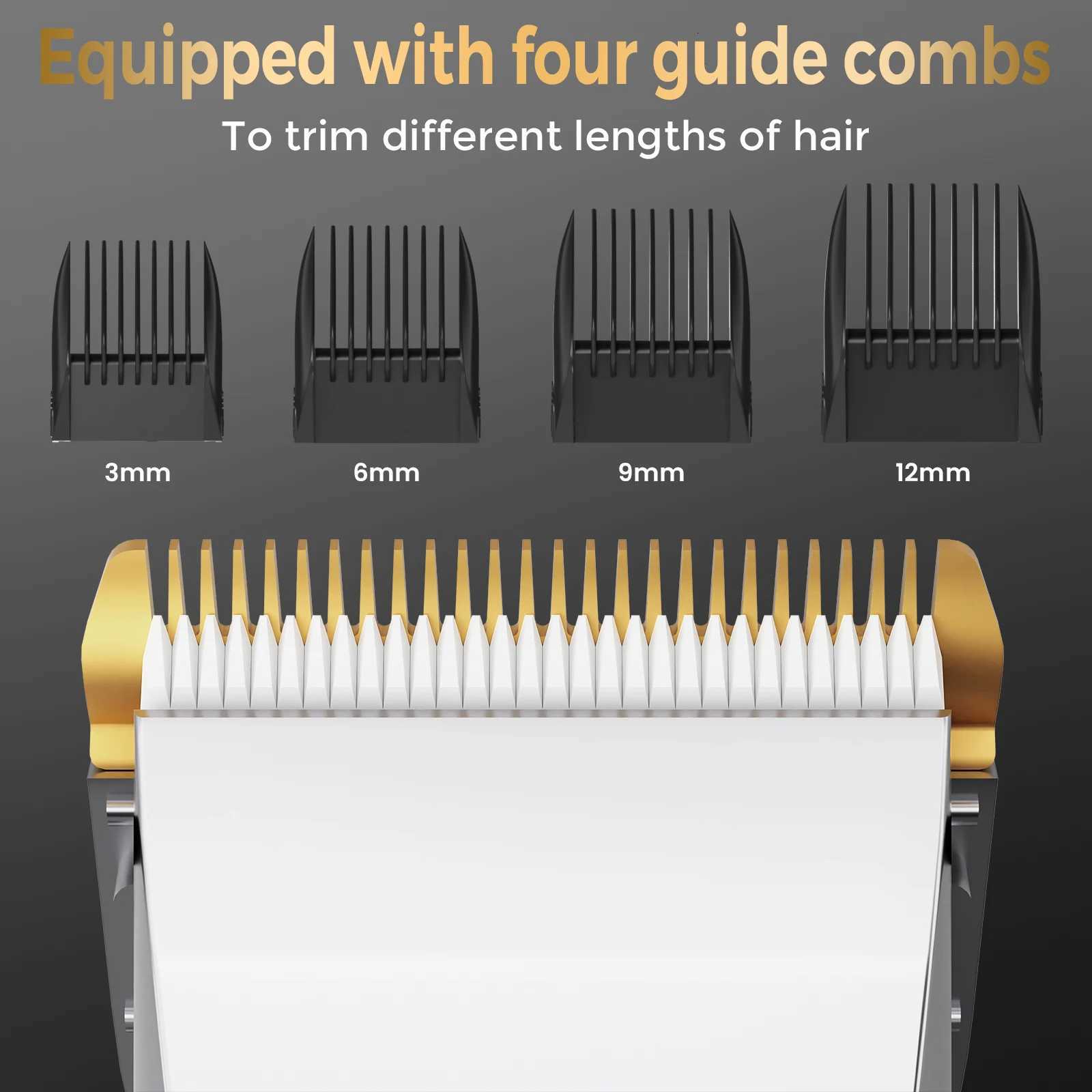 Sejoy Professional Hair Clippers for Men Rechargeable Beard Trimmer Cordless Barber Clippers for Hair Cutting GroomingT251120