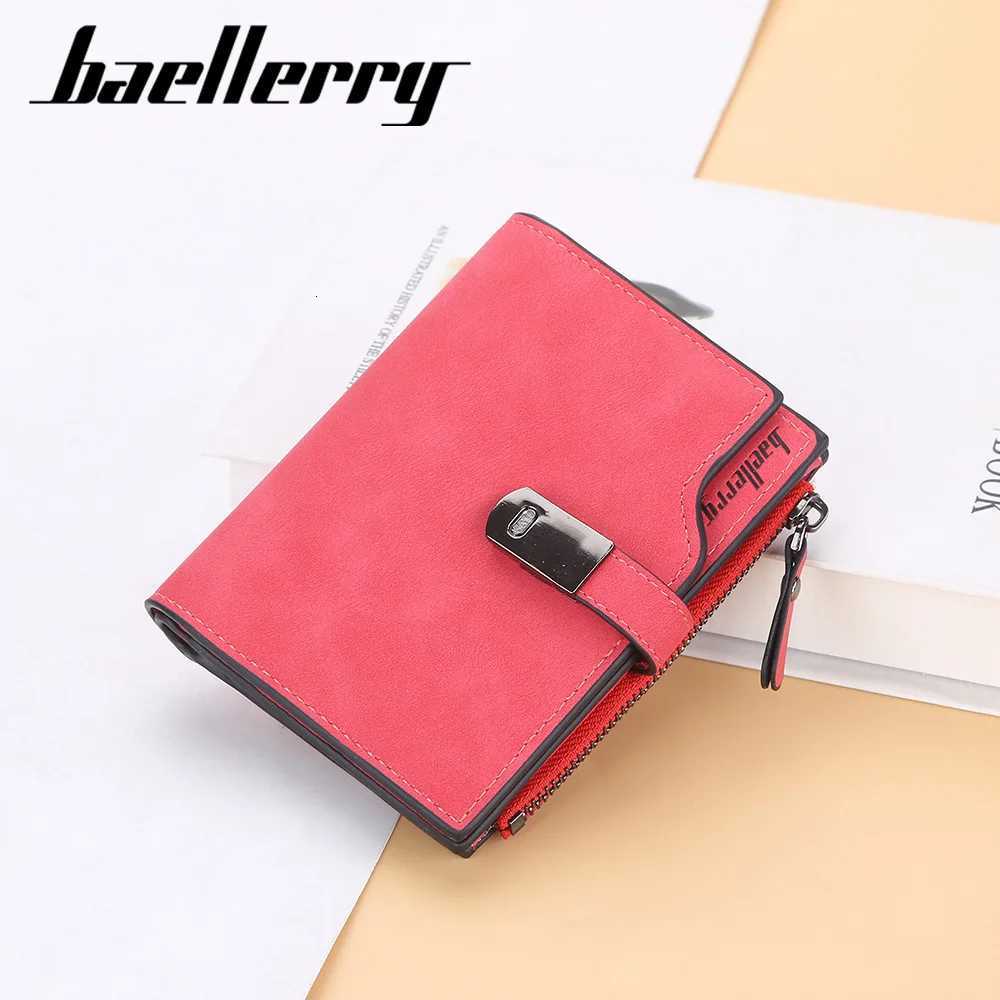 Baellerry Women Wallets Short Magnetic Buckle Top Quality Card Holder Female Purse Zipper Wallet For WomenW251120