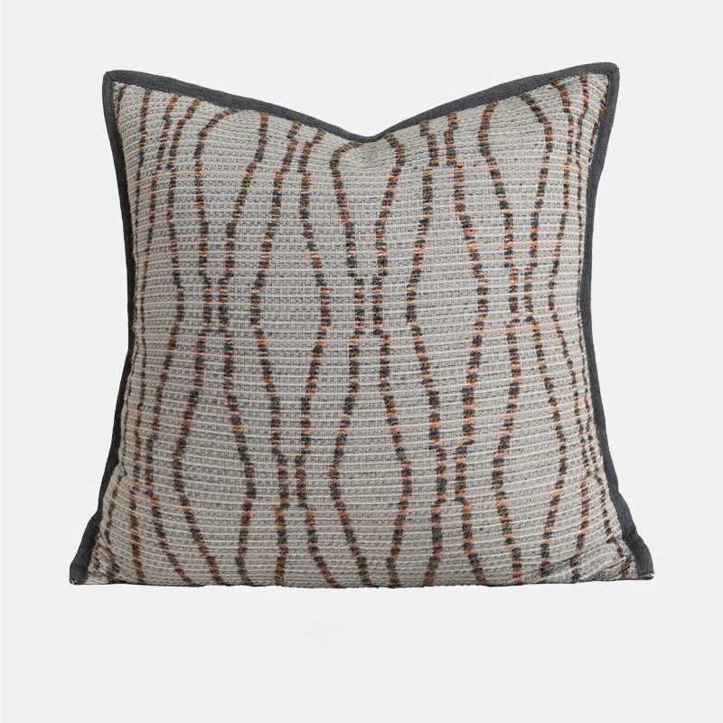 Pillow Case Luxury Lifestyle Boutique Lumbar Cushion Cover Curated Brown Coffee Cotton And Linen case For Office Villa Hotel Home C251120