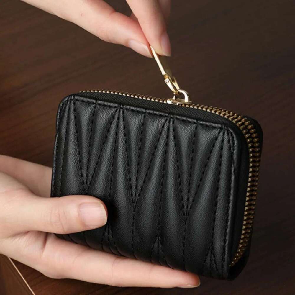 Exquisite New Multi-Card Slot Compact Anti-Degaussing High-Value Coin ID Bag For Women Holder Woman Cards Wallets Wallet 2025 Pu Designer Bag