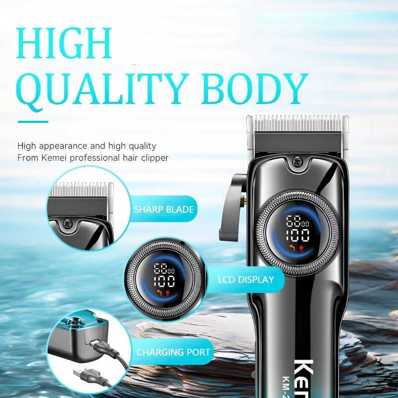 Kemei Trimmer Professional Hair Trimmer Rechargeable Haircut Machine Adjustable Hair Cutting Machine Trimmer for Men KM-2279T251120