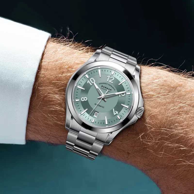 BORMAN BM3968 Men Watch Top Luxury Brand 415MM Automatic Mechanical Wristwatch 50 Waterproof Sapphire Luminous Date MIYOTA 8215 G2511201
