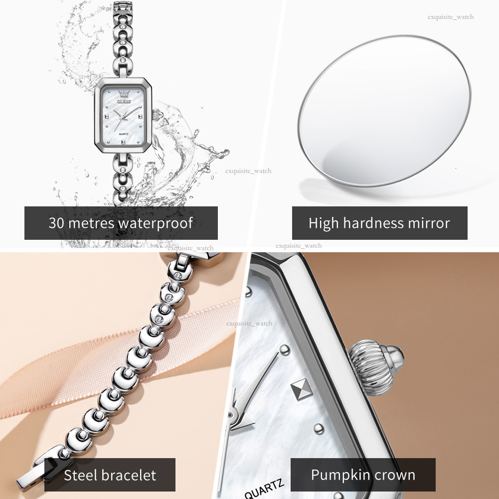 OLEVS Designer Women's Sexy Sporty Fashionable And Casual Barrel-shaped Quartz Waterproof Luminous Women's Watches Luxury Watches Free Deliv