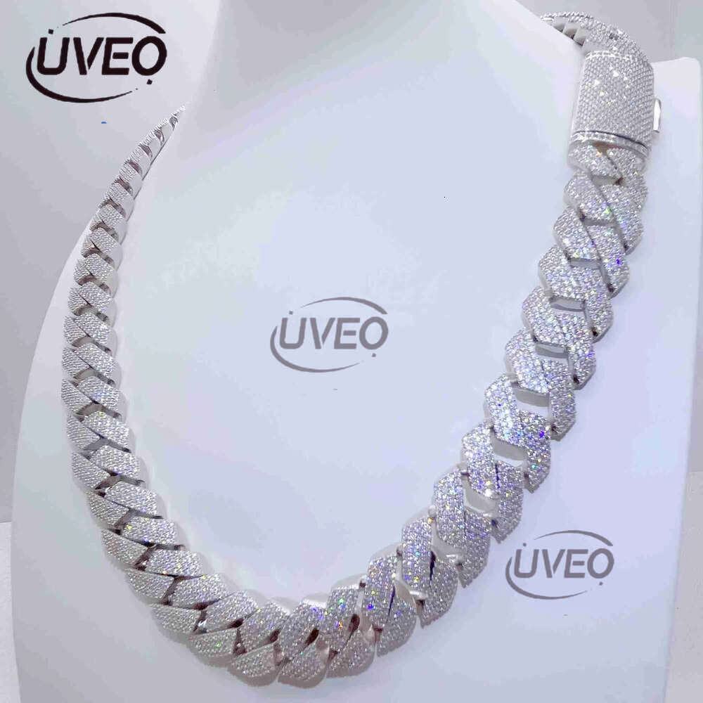 necklaces designer jewelry necklace cuban k Horizon Iced Out Pass Dia Tester vvs Moissanite Jewelry Necklace chains for men moissanite chain gift