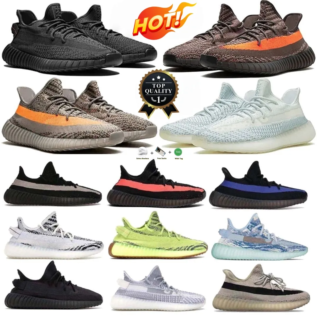 Designer Running Shoes For Men Women Flats Breathable Sneakers Fashion Comfort Trainer Sneaker Mesh Leather Outdoor Sports Mens Trainers Size 36-48 hsxf