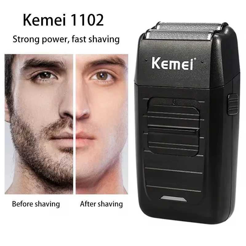 Kemei KM-2797 KM-1102 Professional Electric Hair Clipper Kit Rechargeable Hair Trimmer Shaver for Men USB Charging Beard RazorT251120