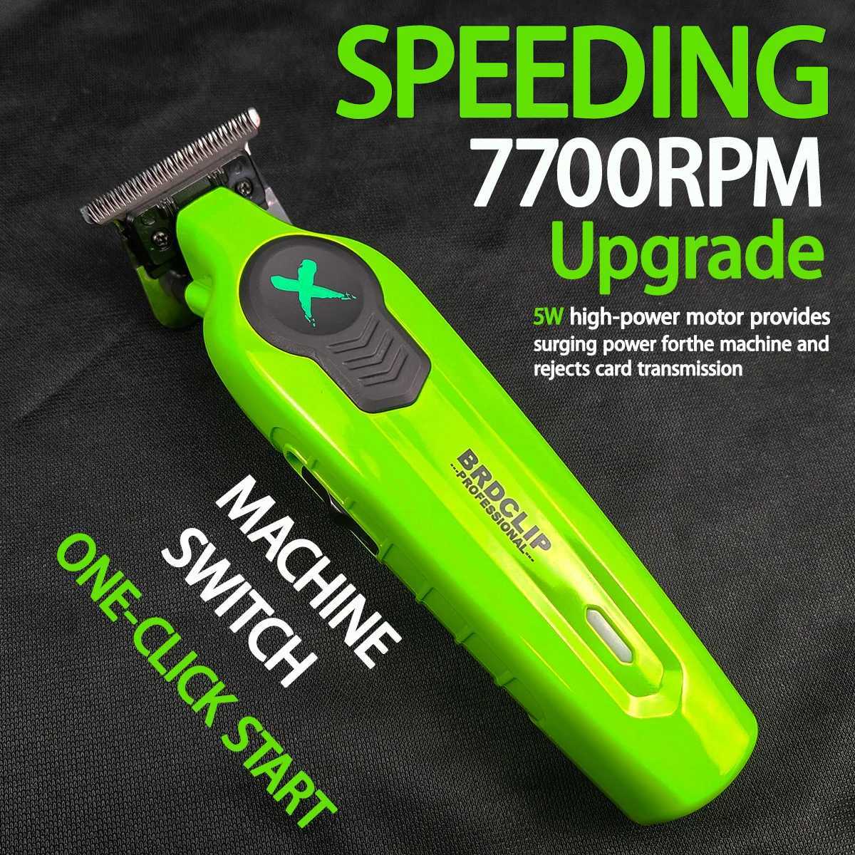 Professional BRDCLIP FA1C FA1T FA1R Set High Motor 8000RPM Hair Clipper Electric Shaver Trimmer Hair Machine DLC Blade with BaseT251120