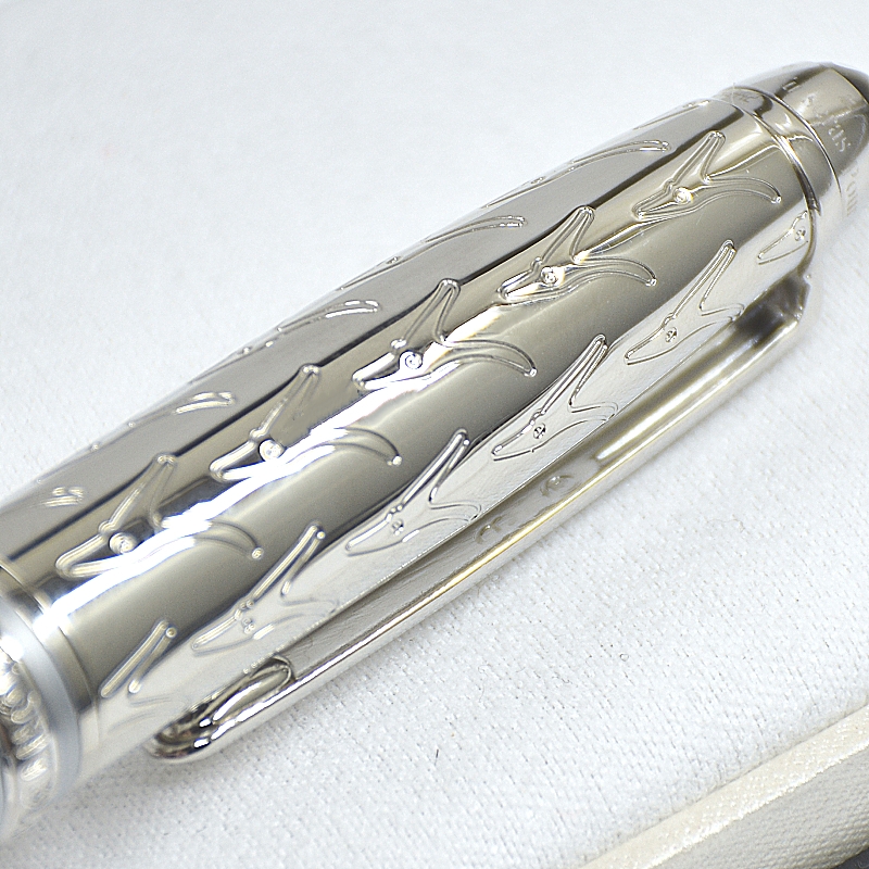 Special Edition Monte Prince Blue Resin And Metal Rollerball Pen Ballpoint Pen High Quality Office School Writing Fountain Pens With Serial Number