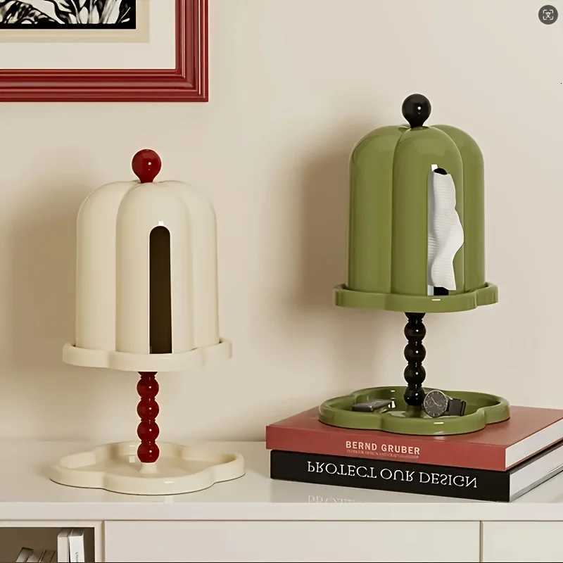 2pcs Double Layered Elegant Tissue Box with Lid Dust Proof Retro Design Living room Tissue Box Key Jewelry Organizer C251120