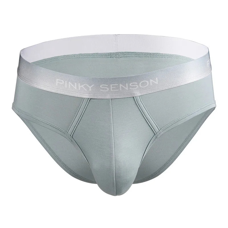 Mens shirts mens cotton striped underwear spandex comfortable wide waistband zippers Cueca sexy 250417