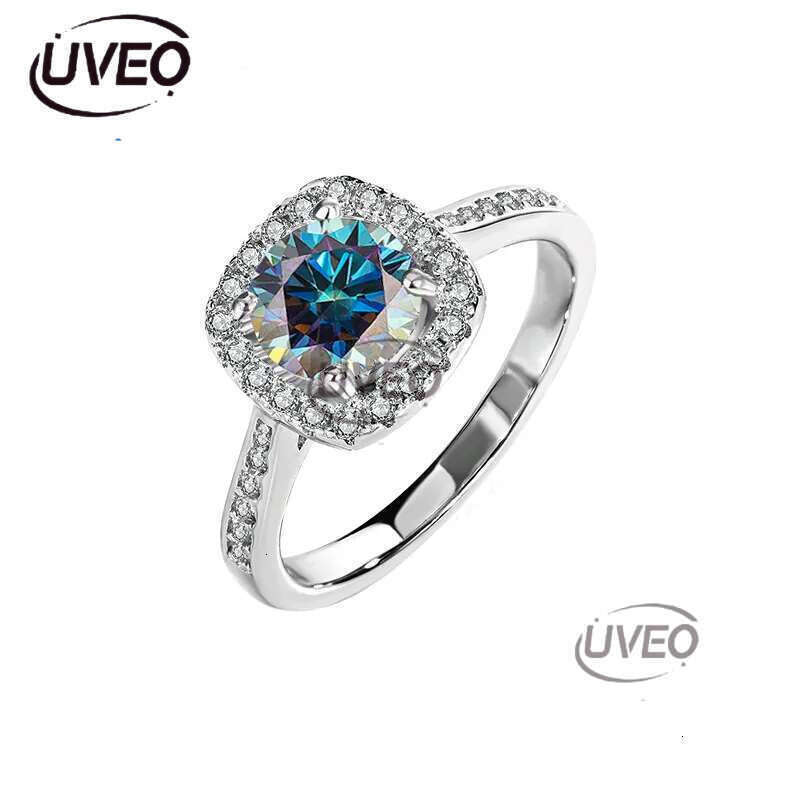 rings for women sterg sier 1CT 2CT 3CT VVS moissanite pass dia tester love daughter engagement nail ring designer jewelry