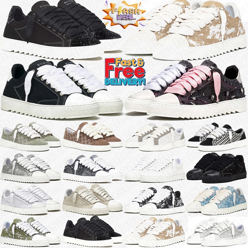 with box designer shoes sneakers numeris atelier women mens trainers chaussures shoes womens men leather platform flat skatebording casual luxurys 36-47 cheaper