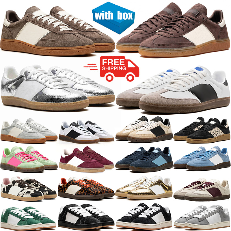 Free shipping with box designer Casual shoes spezia trainers men women leather black white outdoor Chaussures sports runner running trainer sneakers