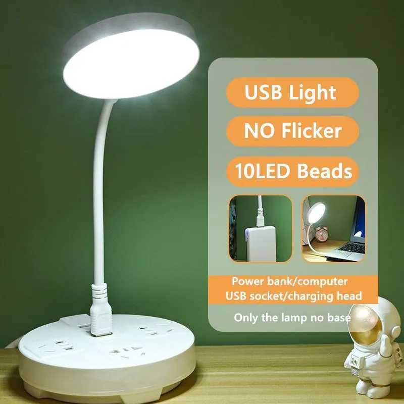 USB Reading Night Lights Lamp LEDs Hight Bright Book Light 5V Flexible Table USB Desk Lamp For Laptop Notebook PC Compute M251120