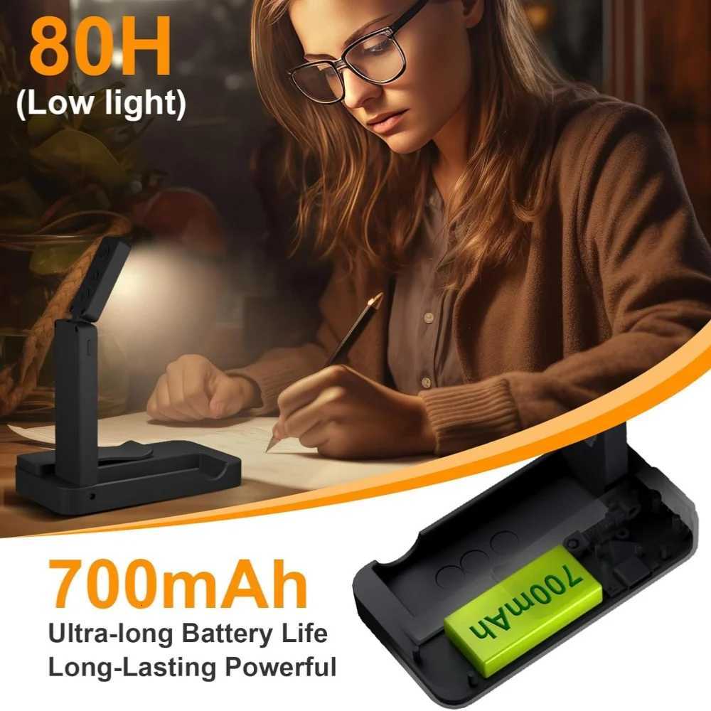 Usb Recharege Bookmarks Read Lamp Mini Reading lights Learning Clip Lights Small Folding Book Light Portable Reading Night Light M251120